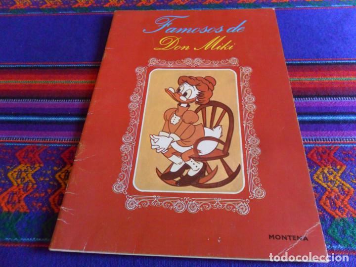 Colecionismo Cadernetas: &Aacute;LBUM FAMOSOS DE DON MIKI VAC&Iacute;O. EDITORIAL MONTENA A&Ntilde;OS 80.