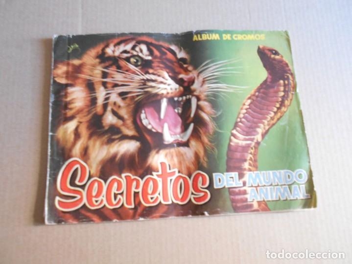 Collectable Incomplete Albums: album de cromos de secretos del mundo animal vacio