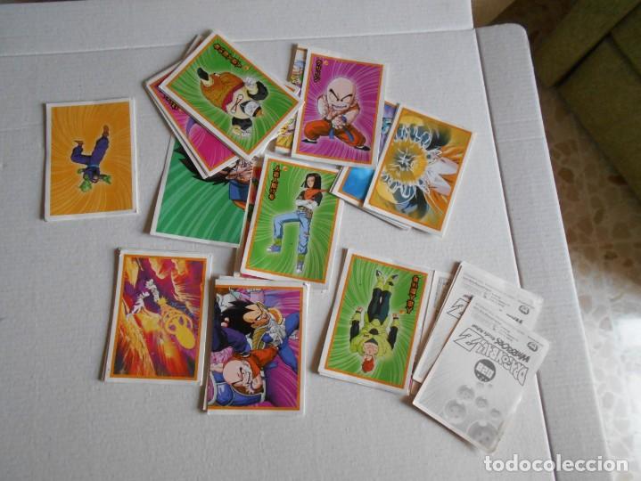 Collectable Incomplete Albums: cromos de dragonball-z warriors pegatina