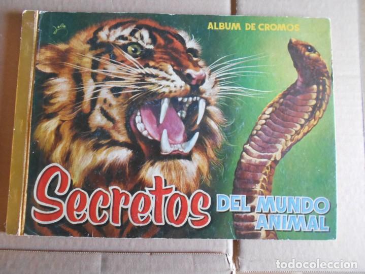 Collectable Incomplete Albums: albumes de cromos de secretos del mundo animal pasta cartone