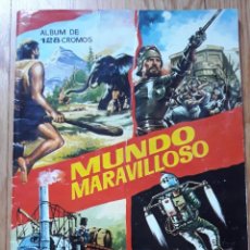 Coleccionismo Álbumes: ÁLBUM MUNDO MARAVILLOSO, CLUB AMIGOS ELGORRIAGA, 1965. FALTAN 3 CROMOS. Lote 210638117