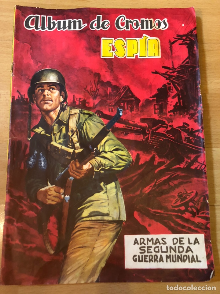 Coleccionismo &Aacute;lbumes: Album de cromos esp&iacute;a armas de la Segunda Guerra Mundial.editorial maga 1963