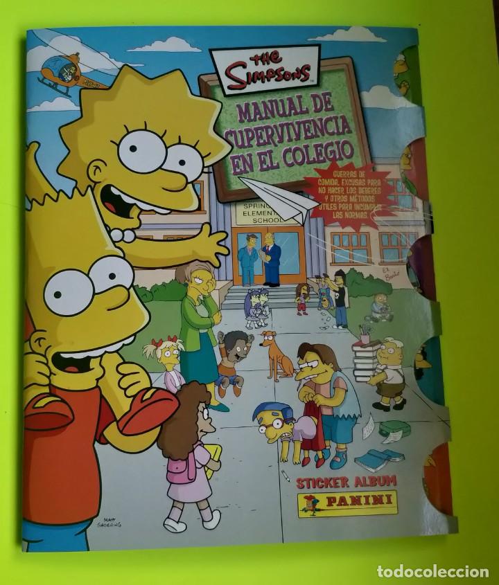 Collectable Incomplete Albums: &Aacute;lbum incompleto de The Simpsons Manual de Supervivencia en el Colegio de panini, faltan 23 cromos