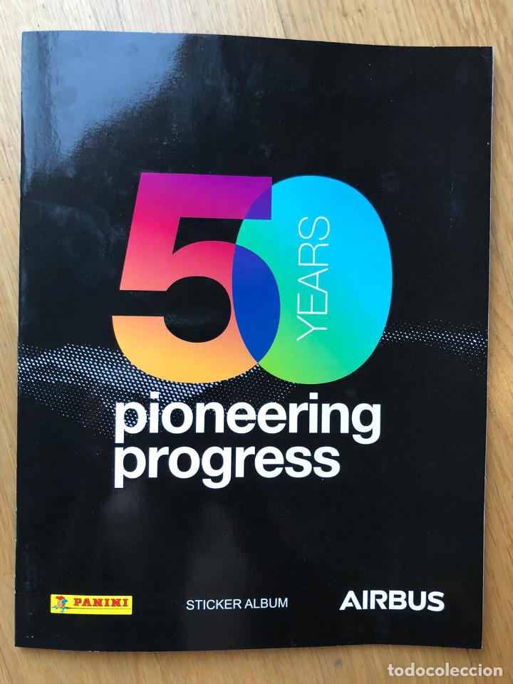 Coleccionismo &Aacute;lbumes: &Aacute;lbum cromos Airbus 50 Aniversario de Panini
