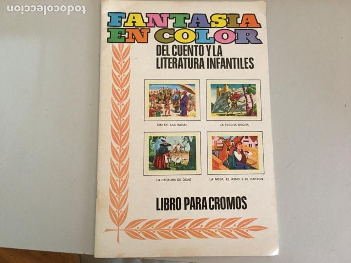 Coleccionismo &Aacute;lbumes: FANTASIA EN COLOR DEL CUENTO Y LA LITERATURA INFANTILES ALBUM COMPLETO CROMOS SIN PEGAR (COIB100)