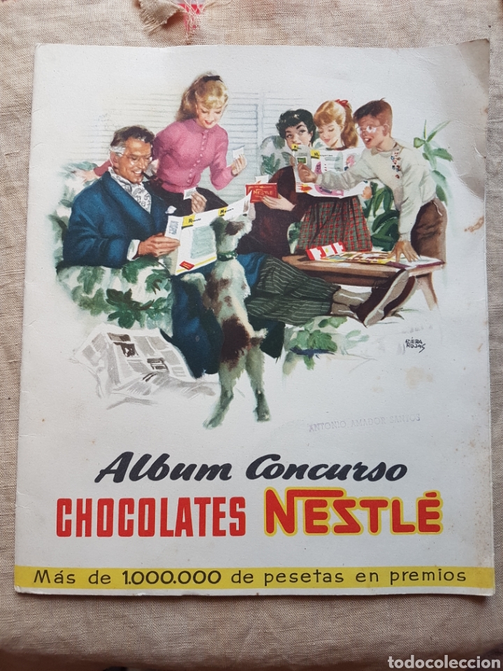 Colecionismo Cadernetas: Album concurso chocolates Nestle