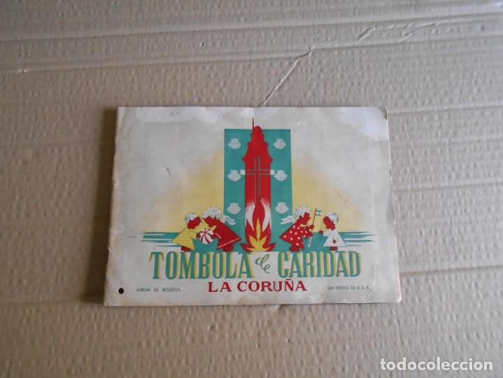 Colecionismo Cadernetas: album de cromos de tombola de la caridad la coru&ntilde;a