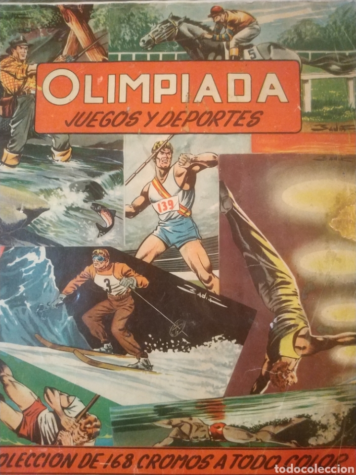 Colecionismo Cadernetas: OLIMPIADA JUEGOS Y DEPORTES. CONTRAPORTADA NUESTROS REGALOS