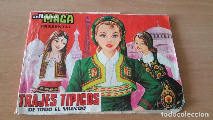 Coleccionismo &Aacute;lbumes: &Aacute;lbum trajes t&iacute;picos del mundo de Maga con 214 cromos