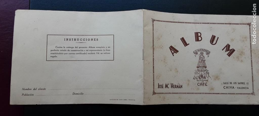 Coleccionismo &Aacute;lbumes: ALBUM LA MORENICA, SUCED&Aacute;NEO DE CAF&Eacute;, CHIVA, JOSE Ma. Hern&aacute;n , VACIO