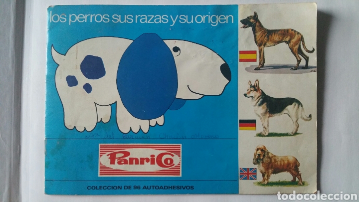 Coleccionismo &Aacute;lbumes: Los perros, sus razas y su origen. PANRICO. ( contiene 89 cromos ).