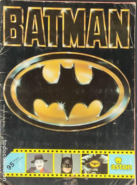 album de cromos - batman - ediciones aston - - Buy Incomplete antique  sticker albums on todocoleccion