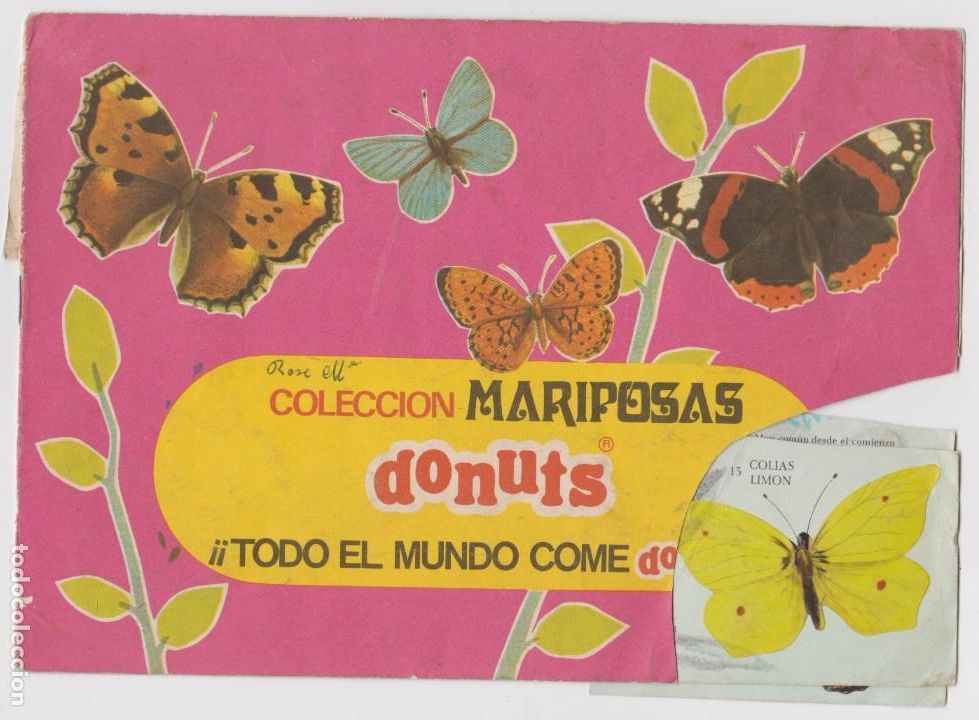 Colecionismo Cadernetas: PANRICO -- COLECCI&Oacute;N MARIPOSAS -- SOLO PARA APROVECHAR CROMOS