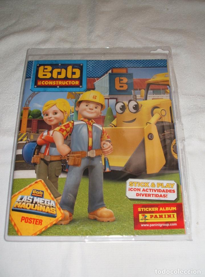 Coleccionismo &aacute;lbumes: &Aacute;lbum de cromos nuevo y vac&iacute;o de Bob el constructor (Panini) - Foto 1