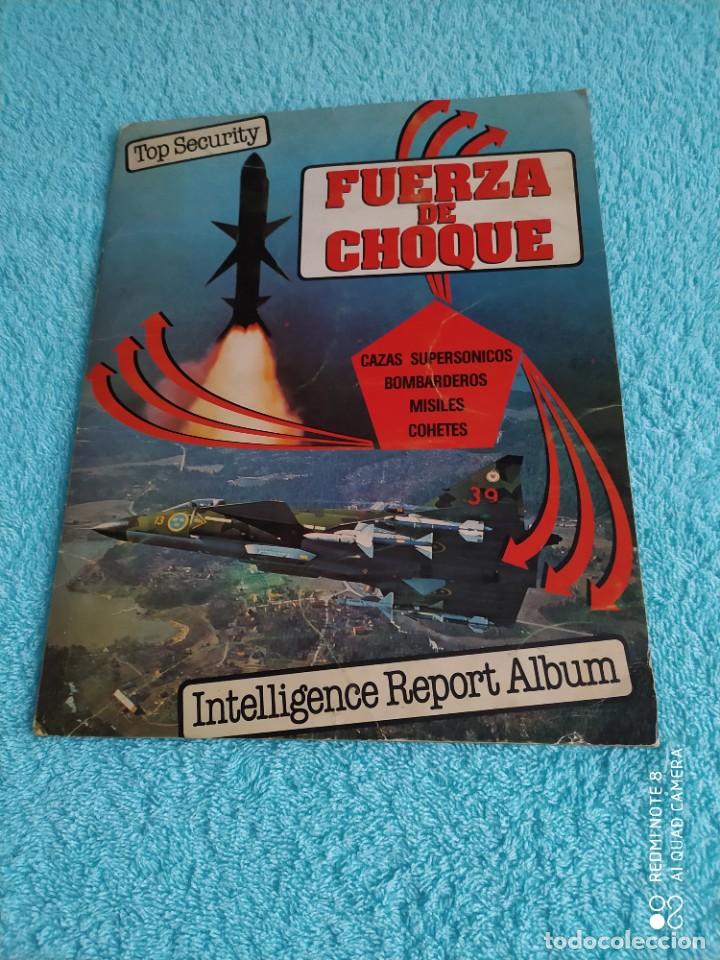 Colecionismo Cadernetas: TAPAS ORIGINALES PORTADAS ALBUM FUERZA DE CHOQUE EDANSA