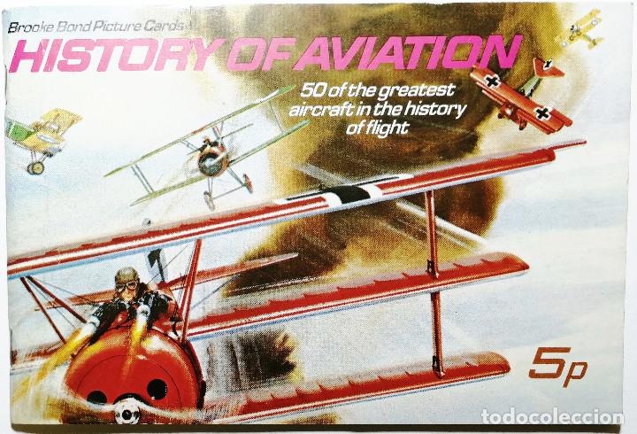 Collectionnisme Albums: BROOK BOND PICTURE CARDS. HISTORY OF AVIATION. VAC&Iacute;O.