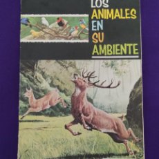 Coleccionismo Álbumes: ALBUM DE CROMOS INCOMPLETO. LOS ANIMALES EN SU AMBIENTE. CON 65 CROMOS DE 210. FHER. 1965.