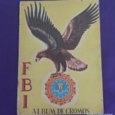 Coleccionismo Álbumes: ALBUM DE CROMOS INCOMPLETO. FBI. EDITORIAL ROLLAN.