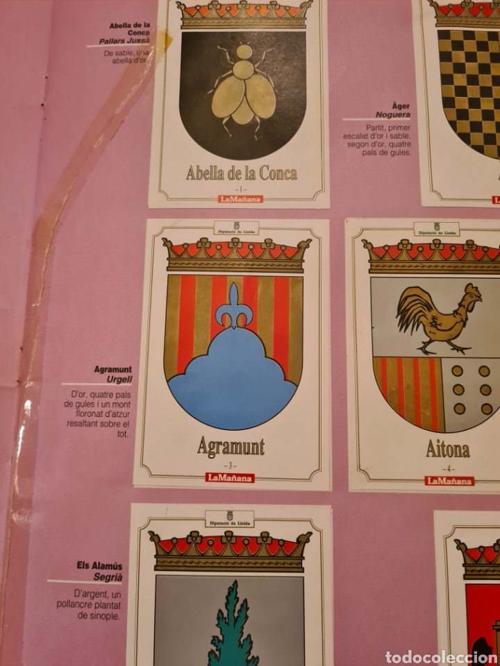Coleccionismo &aacute;lbumes: ESCUTS HERALDICS DELS POBLES DE LLEIDA - Foto 2