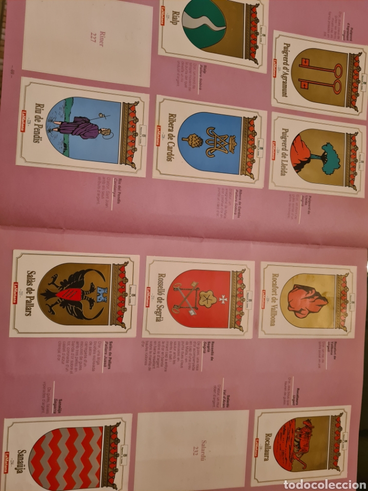 Coleccionismo &aacute;lbumes: ESCUTS HERALDICS DELS POBLES DE LLEIDA - Foto 17