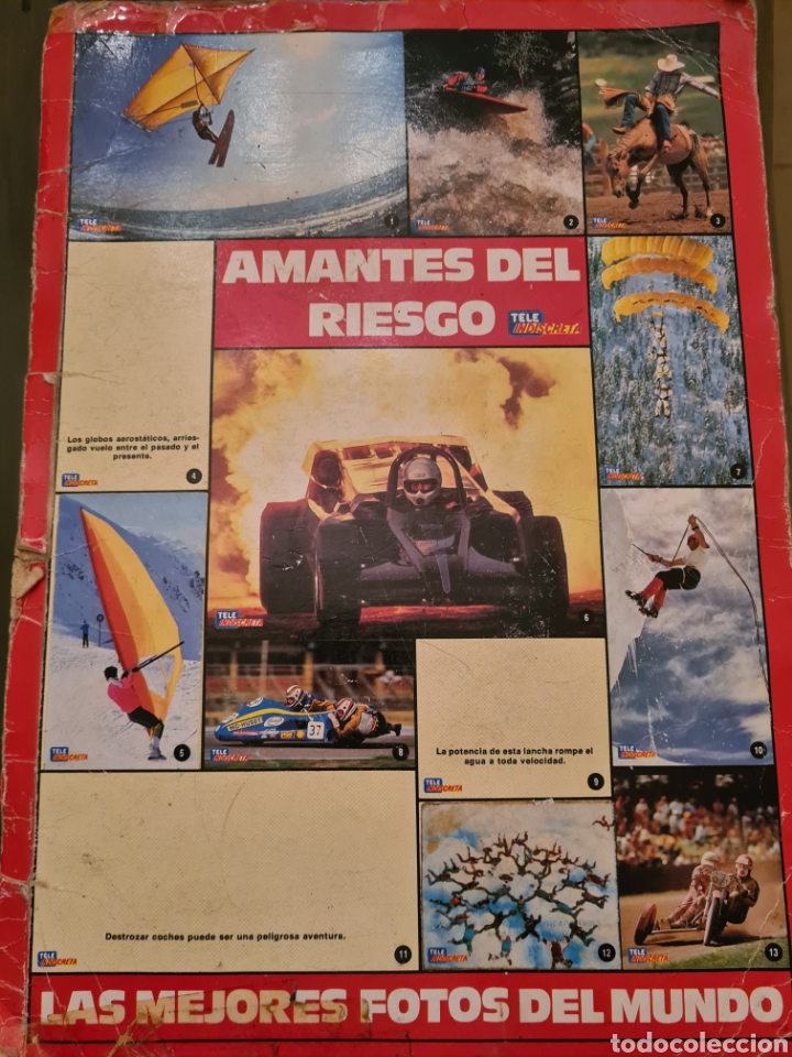 Collectable Incomplete Albums: AMANTES DEL RIESGO. ALBUM CARPETA