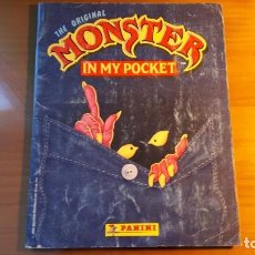 Coleccionismo Álbumes: THE ORIGINAL MONSTER IN MY POCKET - PANINI - 1992 - INCOMPLETO.. Lote 224710195