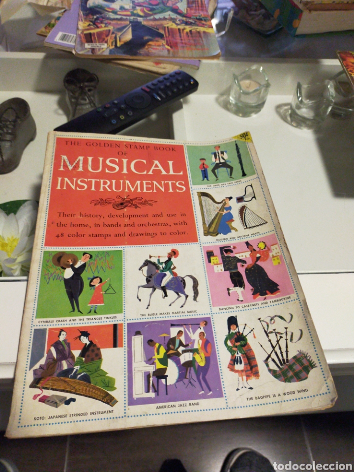 Collectable Incomplete Albums: The golden stamp book of musical instrumental
