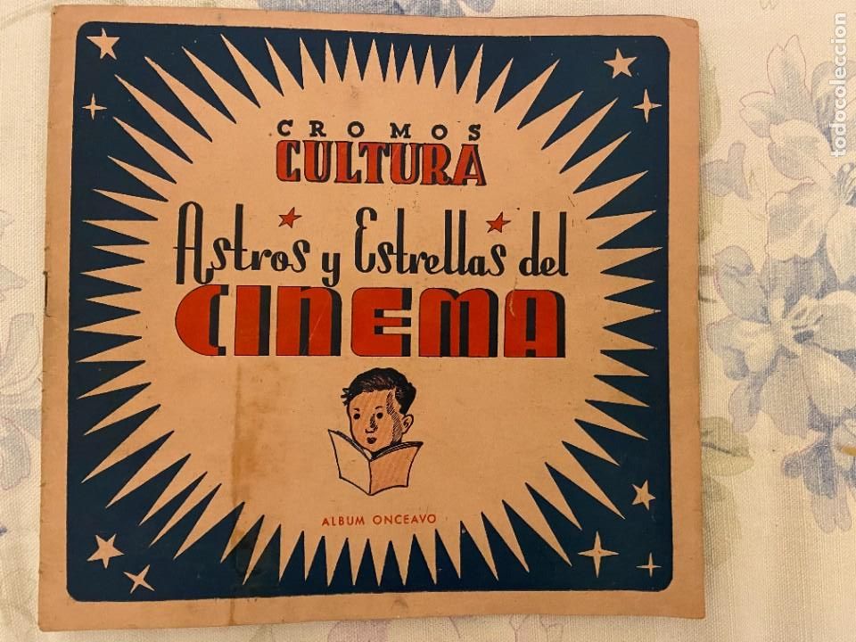 Collectable Incomplete Albums: CROMOS CULTURA ASTROS Y ESTRELLA DEL CINEMA ALBUM ONCEAVO CON 98 CROMOS BUEN ESTADO