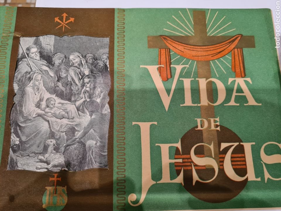 Collectable Incomplete Albums: VIDA DE JESUS ALBUM VACIO MAS 78 CROMOS SIN PEGAR