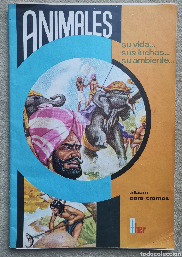 Colecionismo Cadernetas: Album cromos Los Animales - Su vida sus luchas su ambiente - Editorial Fher A&ntilde;o 1964