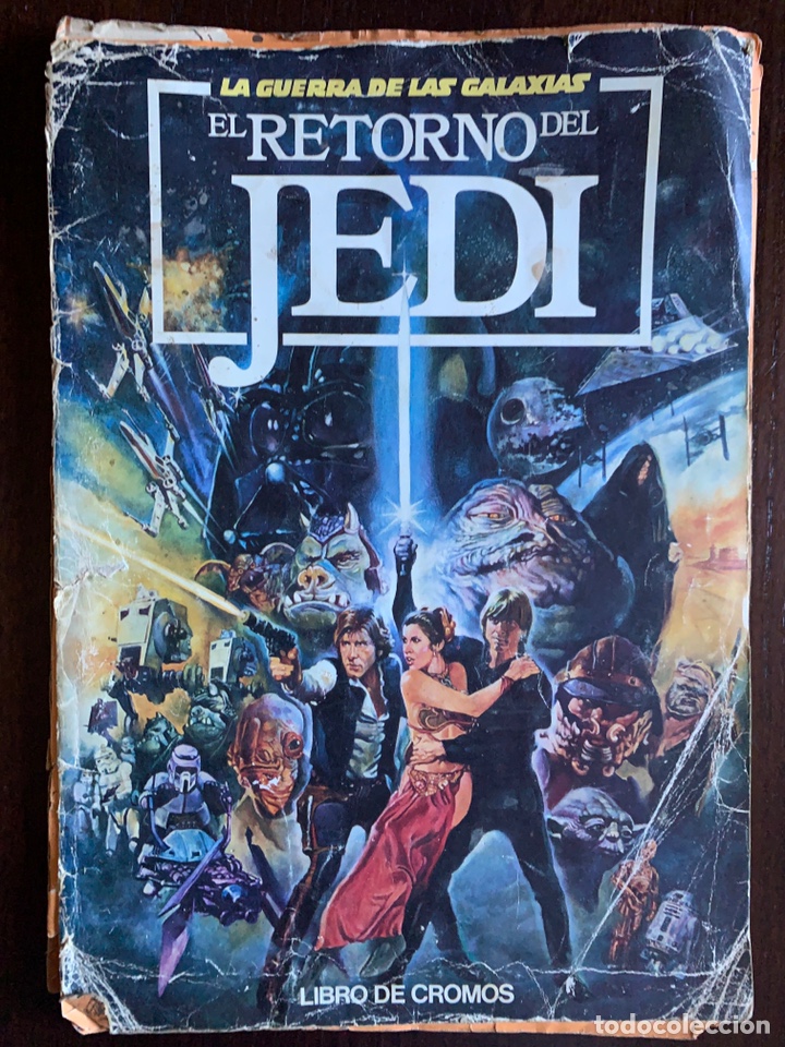 Collectionnisme Albums: El retorno del Jedi &aacute;lbum de cromos 1983 Pacosa incompleto faltan 48 de 200