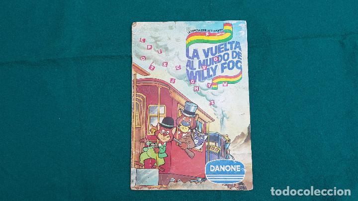Collectionnisme Albums: ALBUM DE CROMOS LA VUELTA AL MUNDO DE WILLY FOG (S/F) DANONE - INCOMPLETO