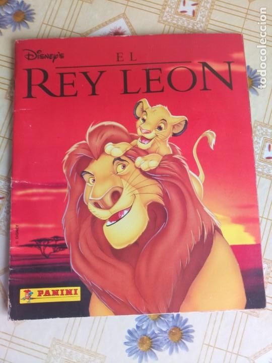 Coleccionismo &Aacute;lbumes: Rey leon incompleto &aacute;lbum antiguo de cromos