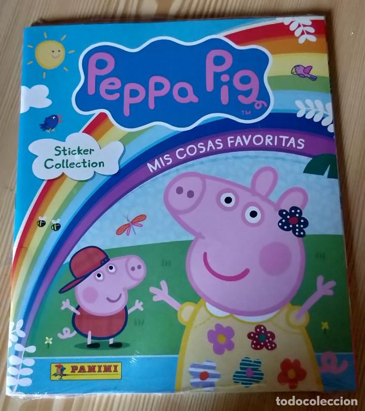 Colecionismo Cadernetas: &Aacute;lbum plancha Peppa Pig Mis cosas favoritas