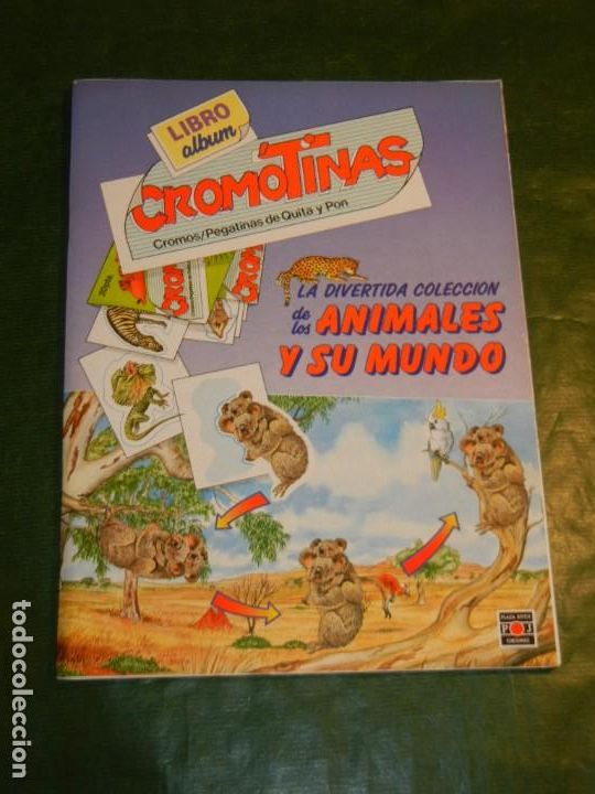 Colecionismo Cadernetas: ALBUM CROMOS CROMOTINAS ANIMALES Y SU MUNDO - INCOMPLETO CON 13 DE 264, ED.PLAZA JOVEN 1987