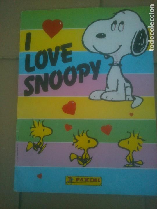 Coleccionismo &Aacute;lbumes: I LOVE SNOOPY-ALBUM DE CROMOS PANINI.