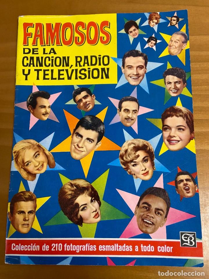 Collectionnisme Albums: famosos de la radio y television album plancha