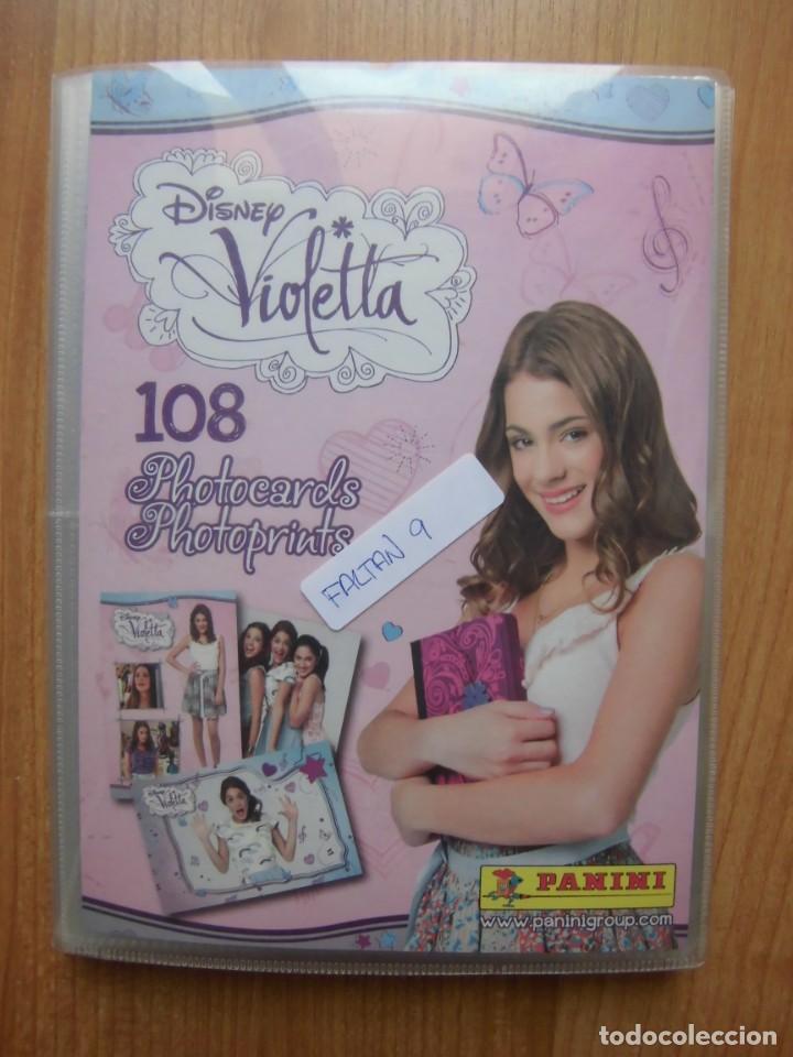 Collectable Incomplete Albums: &Aacute;LBUM ARCRIVADOR VIOLETTA PHOTOCARDS DISNEY PANINI INCOMPLETO
