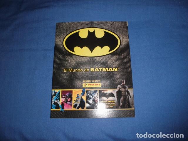 Coleccionismo &Aacute;lbumes: EL MUNDO DE BATMAN. ALBUM VACIO. SIN CROMOS. NUEVO. PANINI
