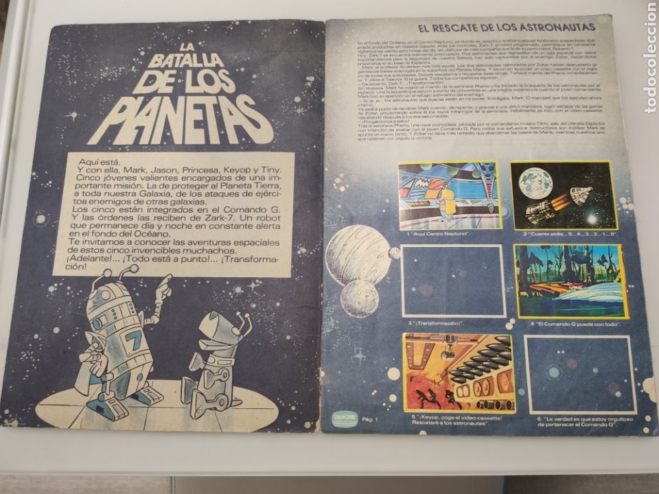 Coleccionismo &aacute;lbumes: La Batalla de los Planetas. Danone. - Foto 2