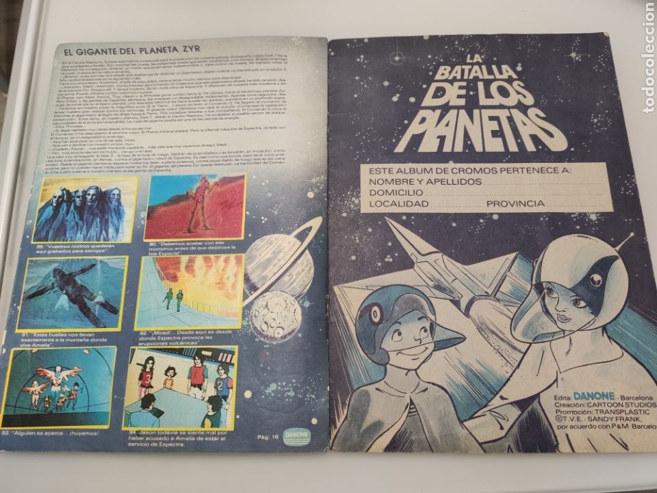 Coleccionismo &aacute;lbumes: La Batalla de los Planetas. Danone. - Foto 10