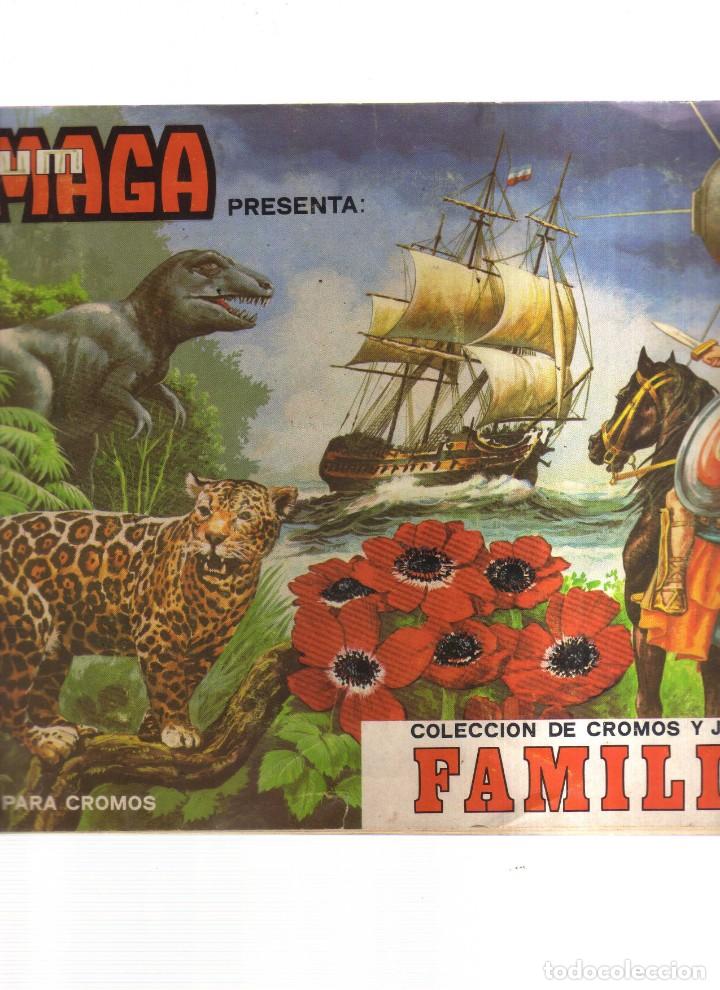 Colecionismo Cadernetas: ALBUM MAGA FAMILIAS C0N 86 CROMOS