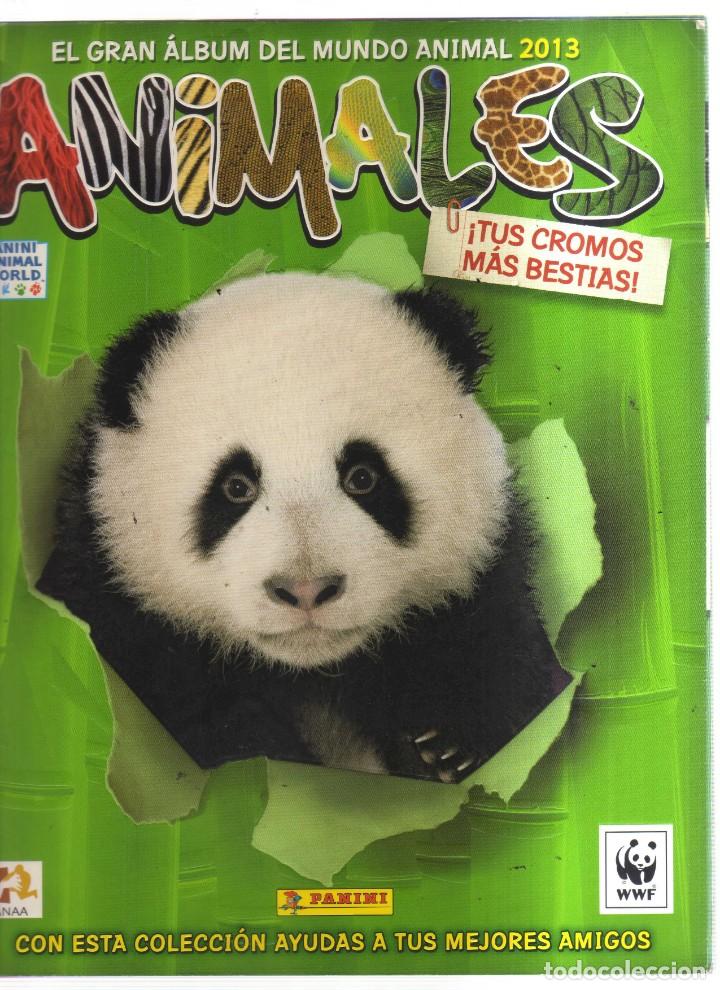 Colecionismo Cadernetas: ALBUM ANIMALES EL GRAN ALBUM DEL MUNDO ANIMAL 2013 CON 36 CROMOS
