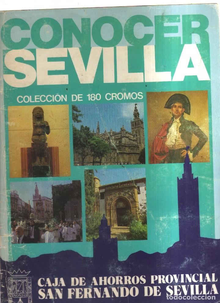 Colecionismo Cadernetas: ALBUM CONOCER SEVILLA FALTAN 23 CROMOS