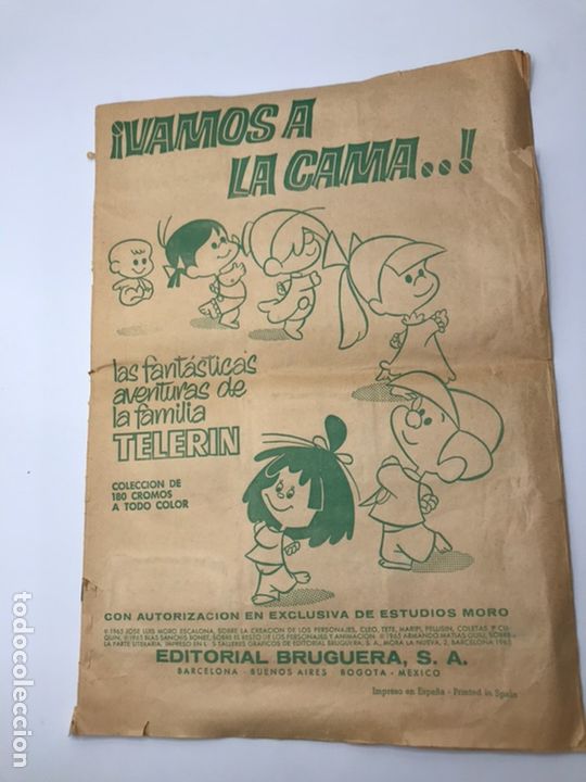 Collectionnisme Albums: album vamos a la cama de la familia Teler&iacute;n ed. Bruguera Defectuoso, sin tapa Incompleto