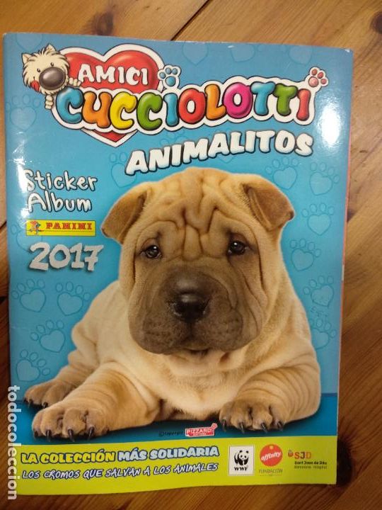 Colecionismo Cadernetas: Album nuevo Amici Cucciolotti animalitos 2017 Panini al 50%