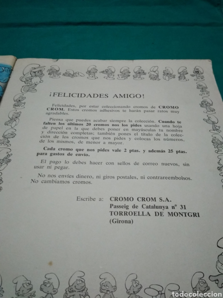 Coleccionismo &aacute;lbumes: Album de los pitufos - Foto 2