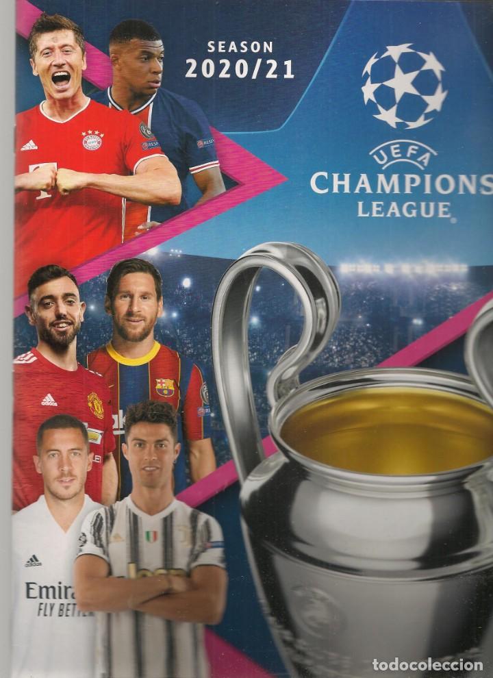 Colecionismo Cadernetas: &Aacute;LBUM PLANCHA. SEASON 2020 / 21. UEFA CHAMPIONS LEAGUE. CON 4 CROMOS. (ST/B8.1)