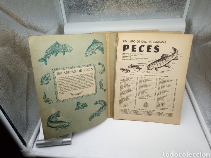 Coleccionismo &aacute;lbumes: Peces libro de oro de estampas - Foto 2