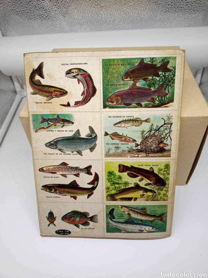 Coleccionismo &aacute;lbumes: Peces libro de oro de estampas - Foto 7